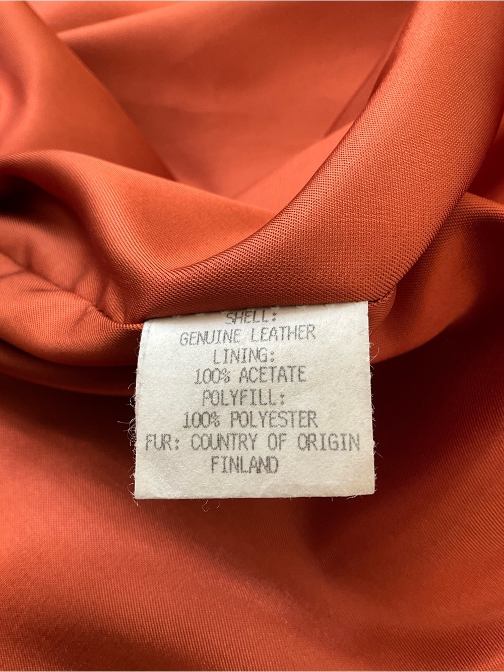 Vintage Leather Jacket by Saks - Picture 7 of 13